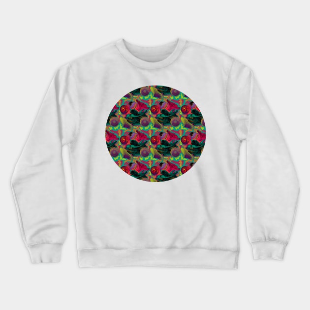Magic Mushroom Crewneck Sweatshirt by The Ministry of Fashion Prints